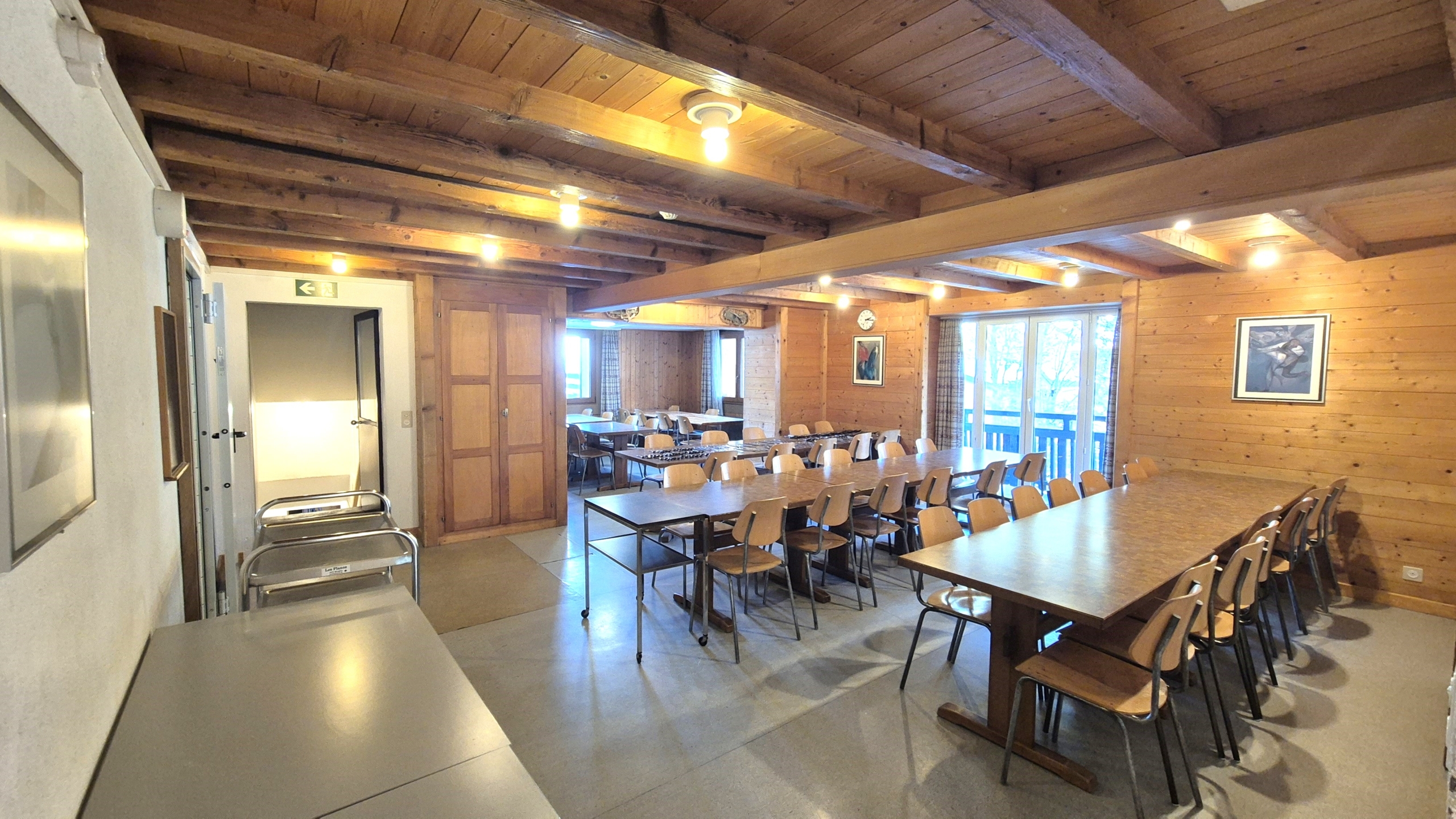 chalet à Morgins réfectoire