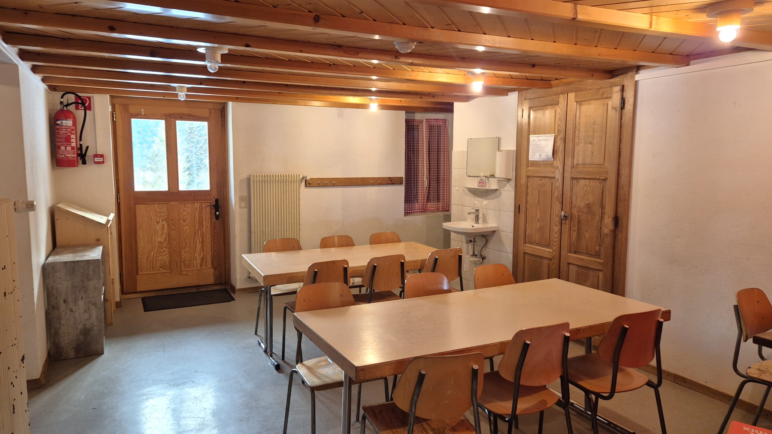 chalet à Morgins réfectoire