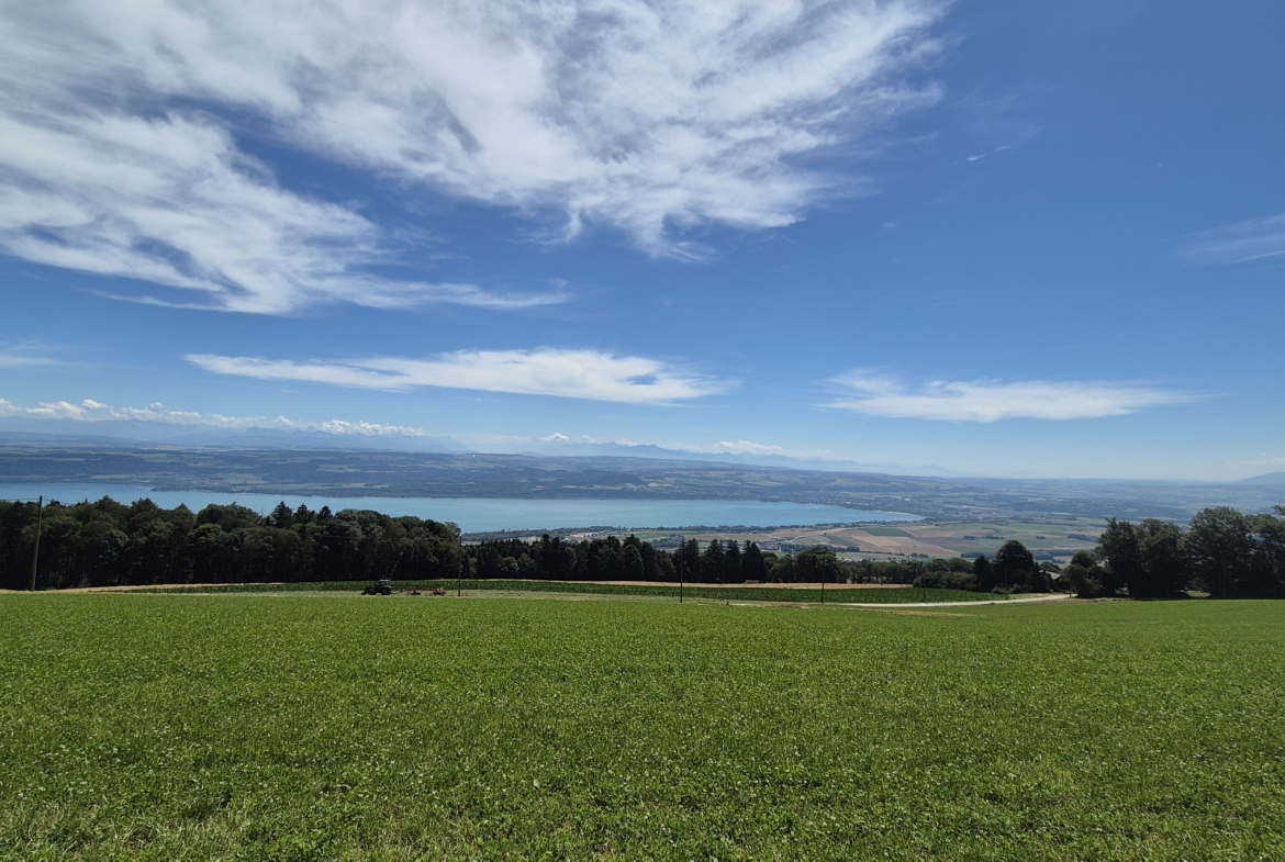 Propriété avec vue panoramique sur le lac de Neuchâtel