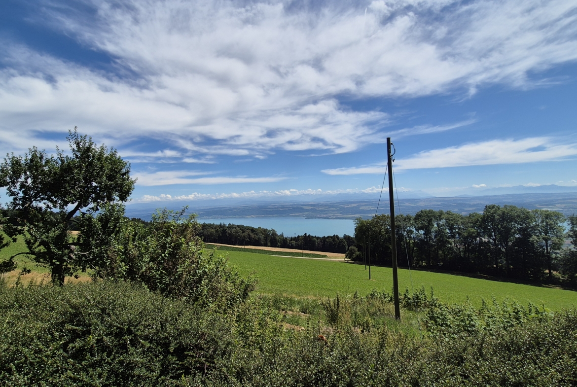 Propriété avec vue panoramique sur le lac de Neuchâtel