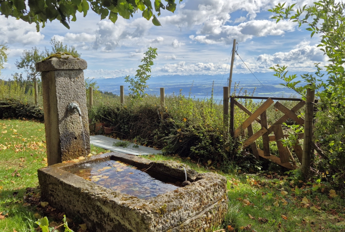 Propriété avec vue panoramique sur le lac de Neuchâtel