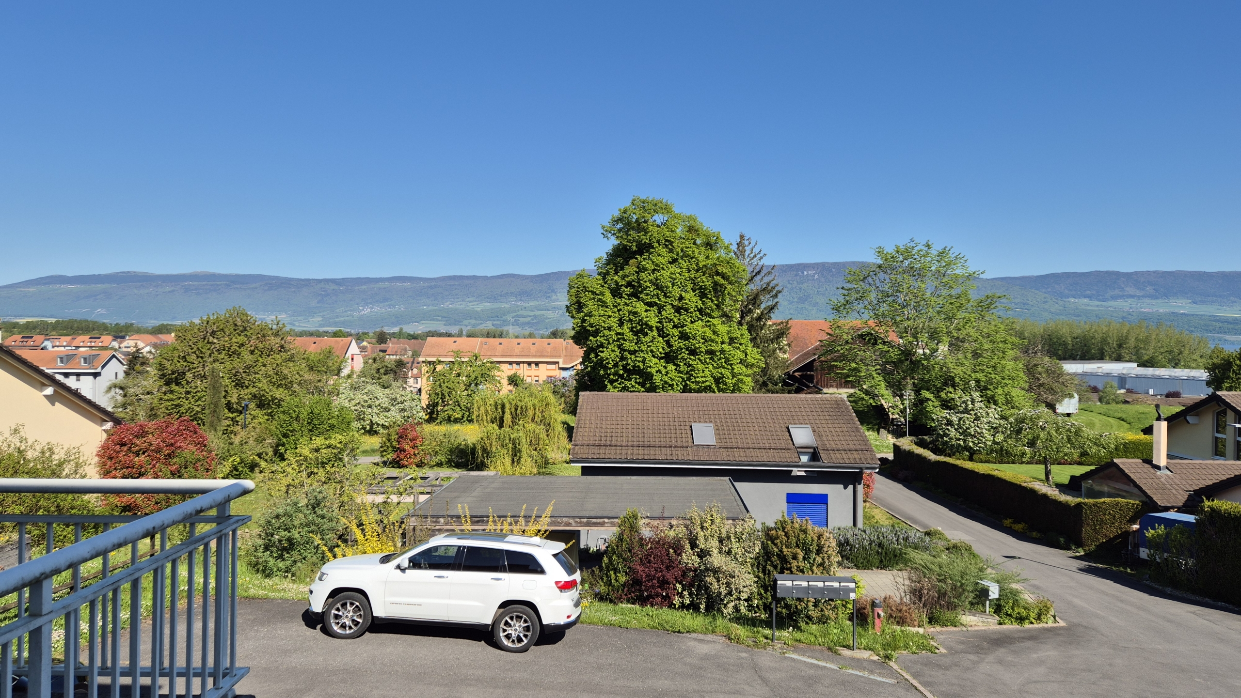 vue depuis le balcon