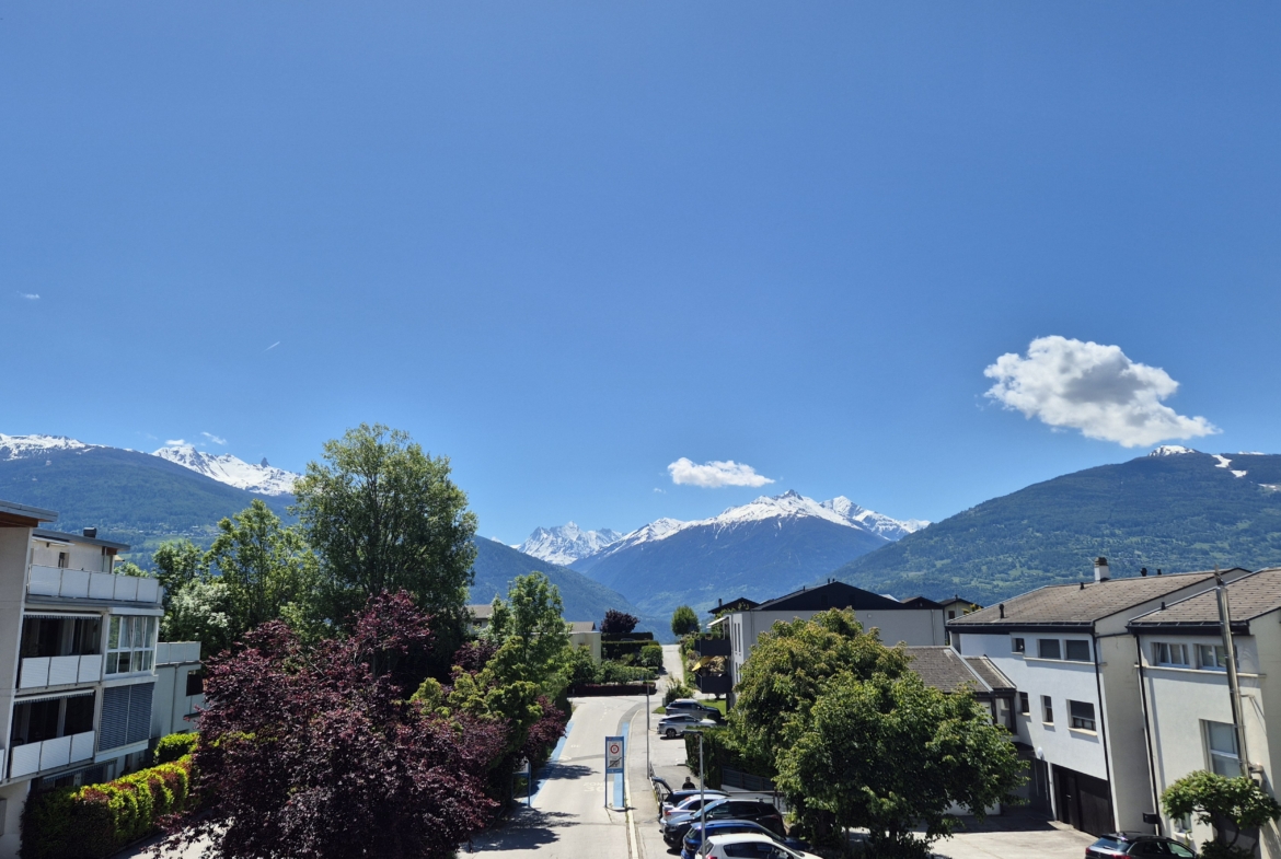vue depuis chambre parents
