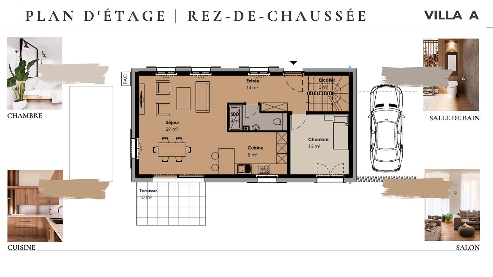 Montagny-les-Monts villa A-5 RDC