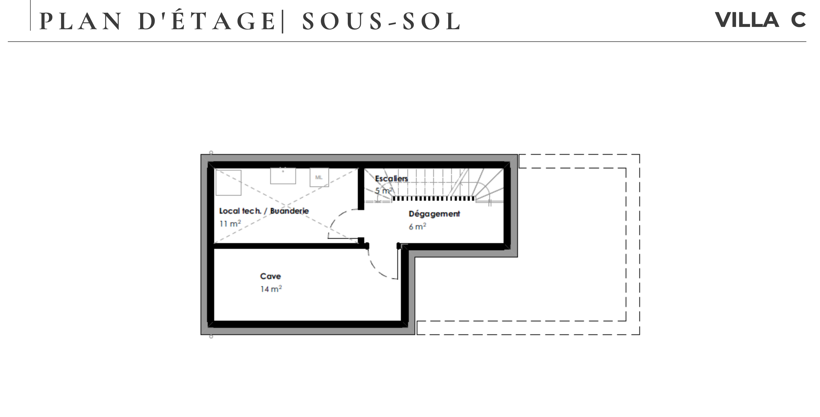 Montagny-les-Monts villa C-7 Sous sol