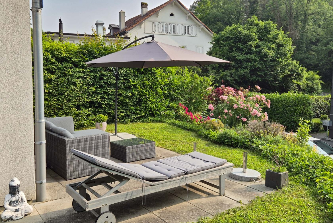 terrasse et jardin