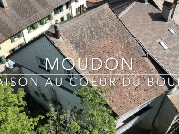 Maison au coeur du bourg de Moudon