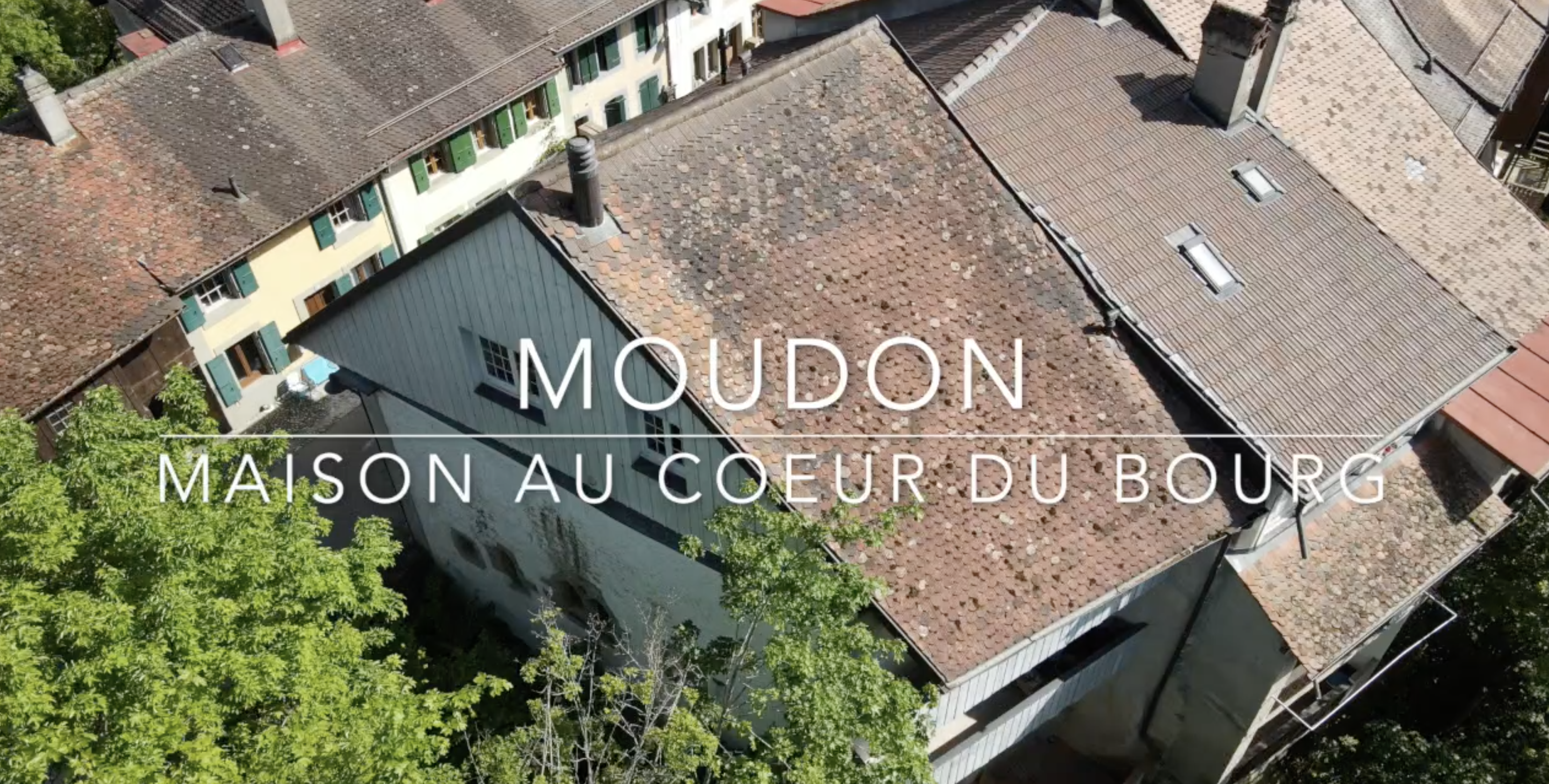Maison au coeur du bourg de Moudon