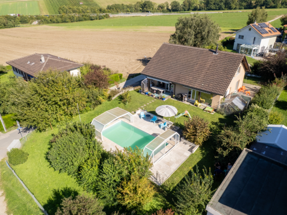Chavornay vue du ciel