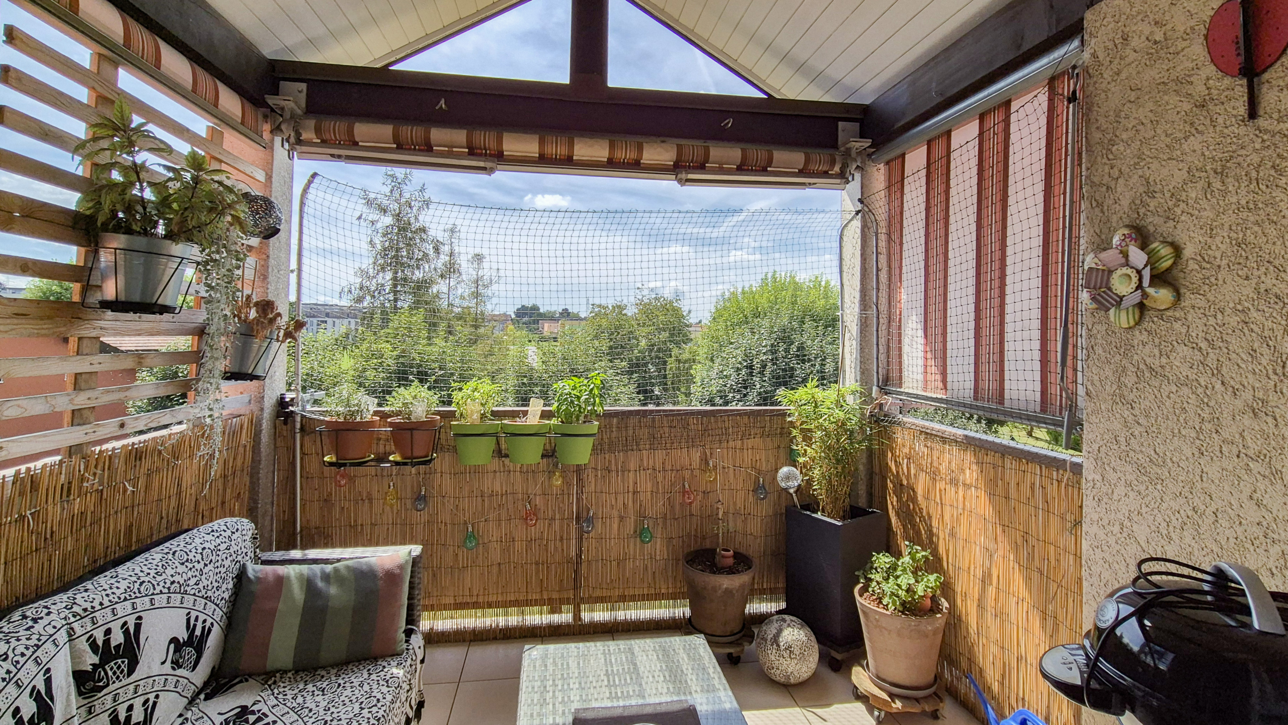 Balcon couvert