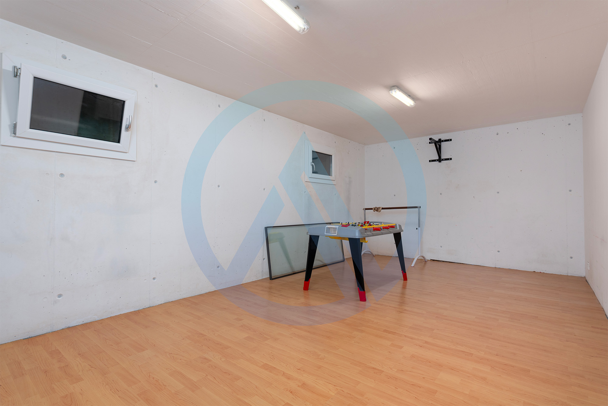 salle de jeux en sous-sol