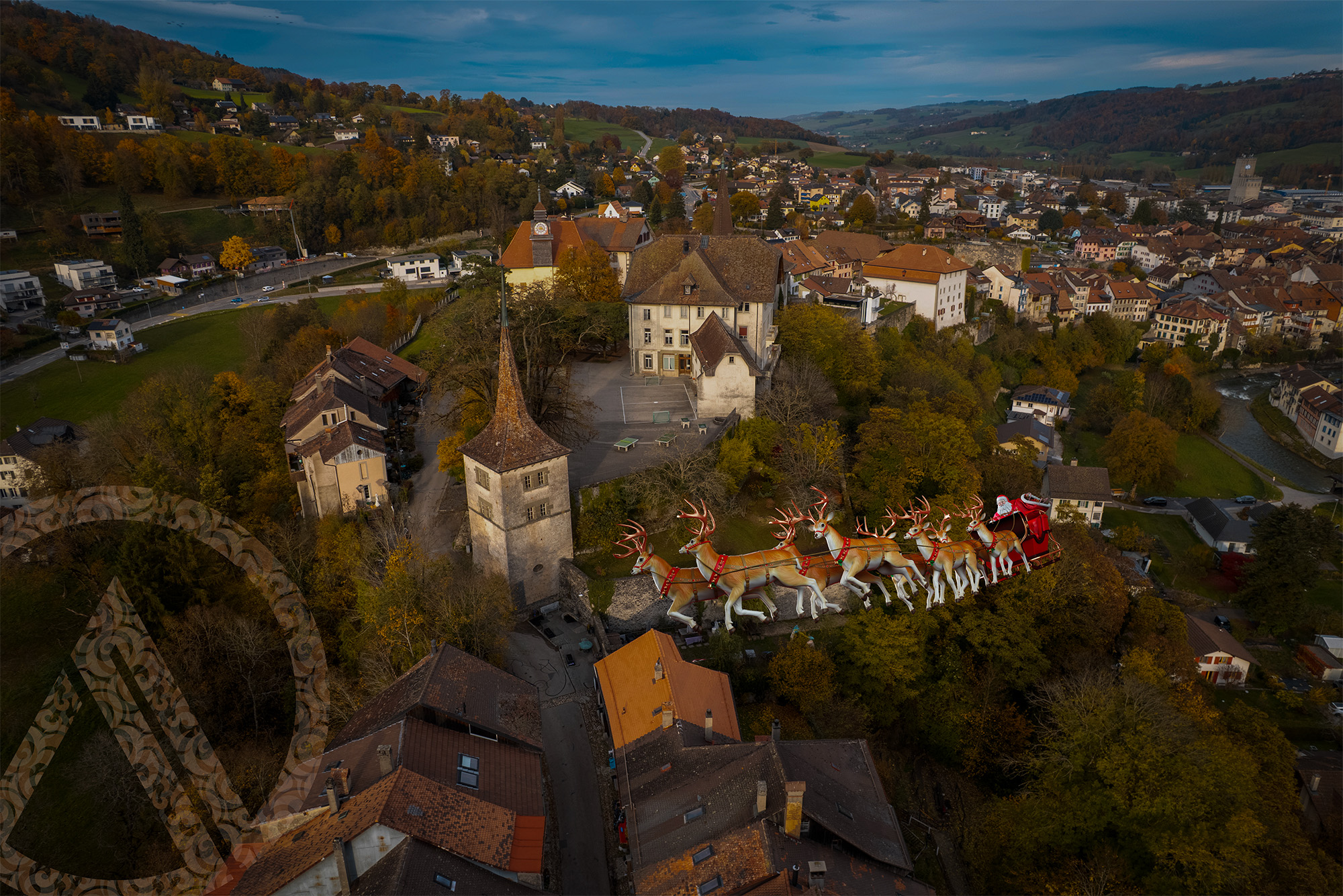 Moudon bourg Santa AO
