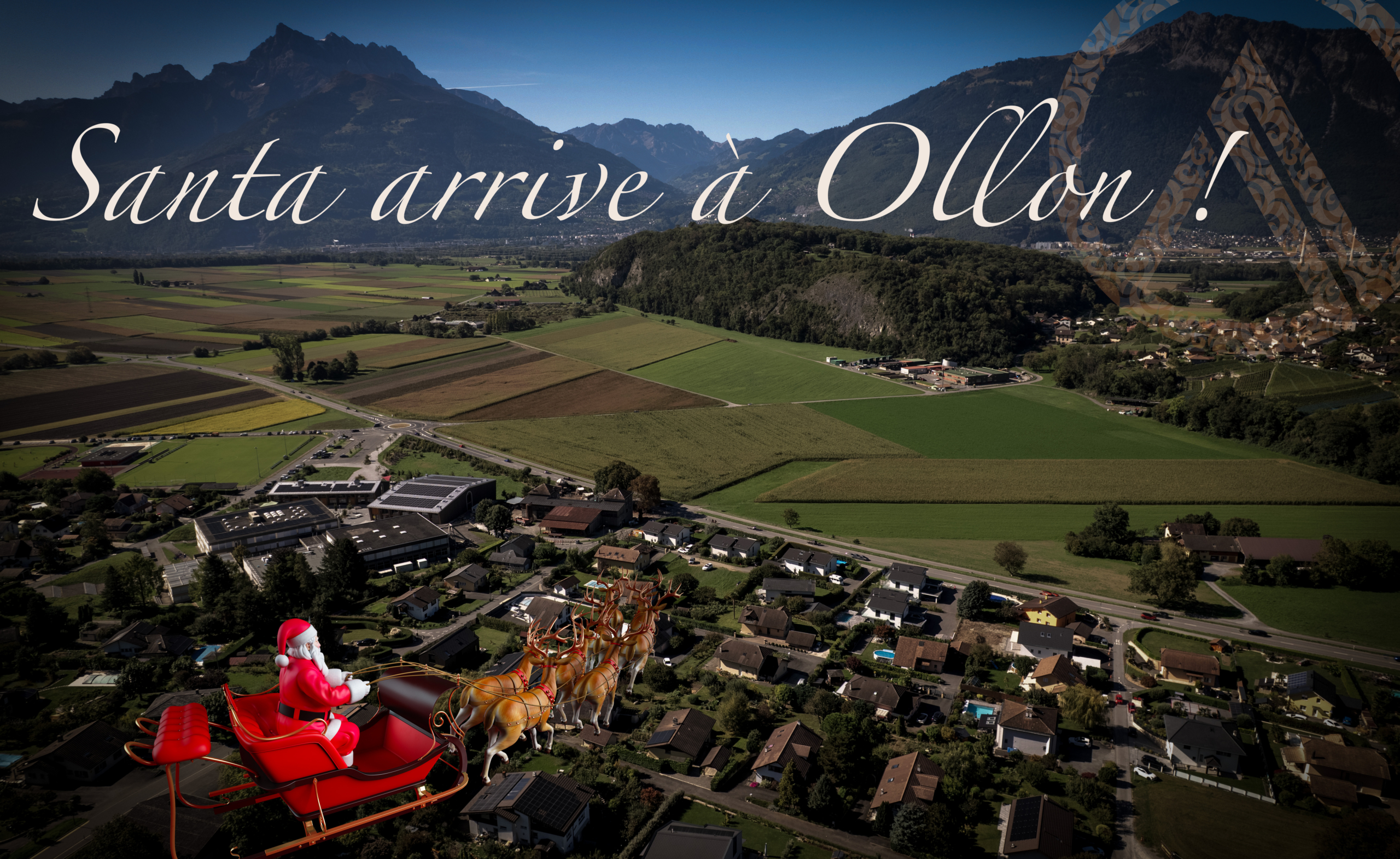 Santa se pose àOllon