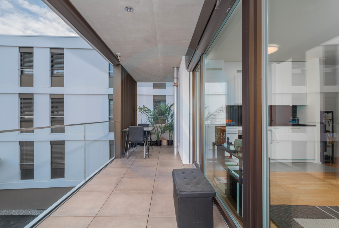 Studio moderne avec grand balcon au cœur de Prilly-Lausanne