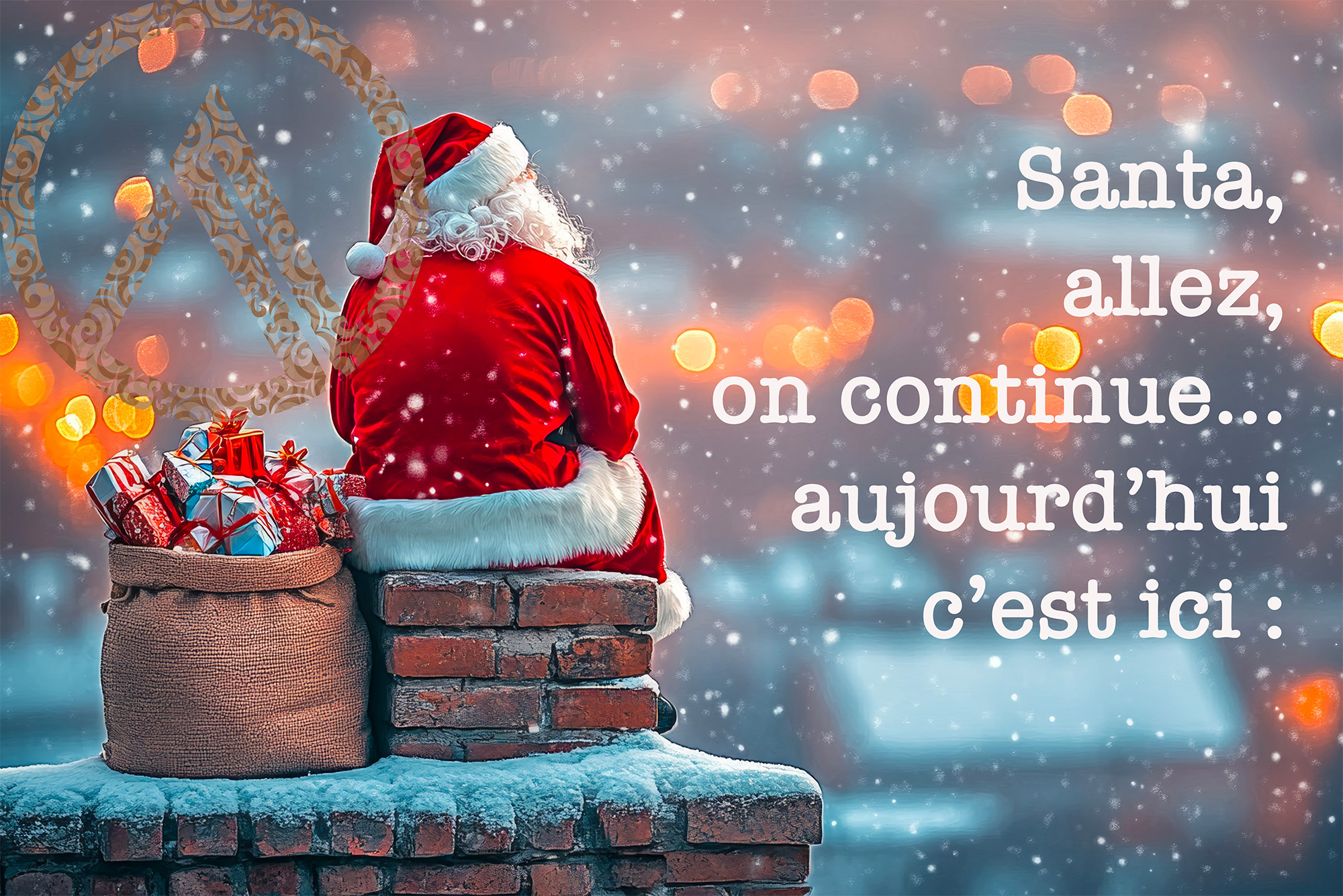 Santa arrive à Chavornay