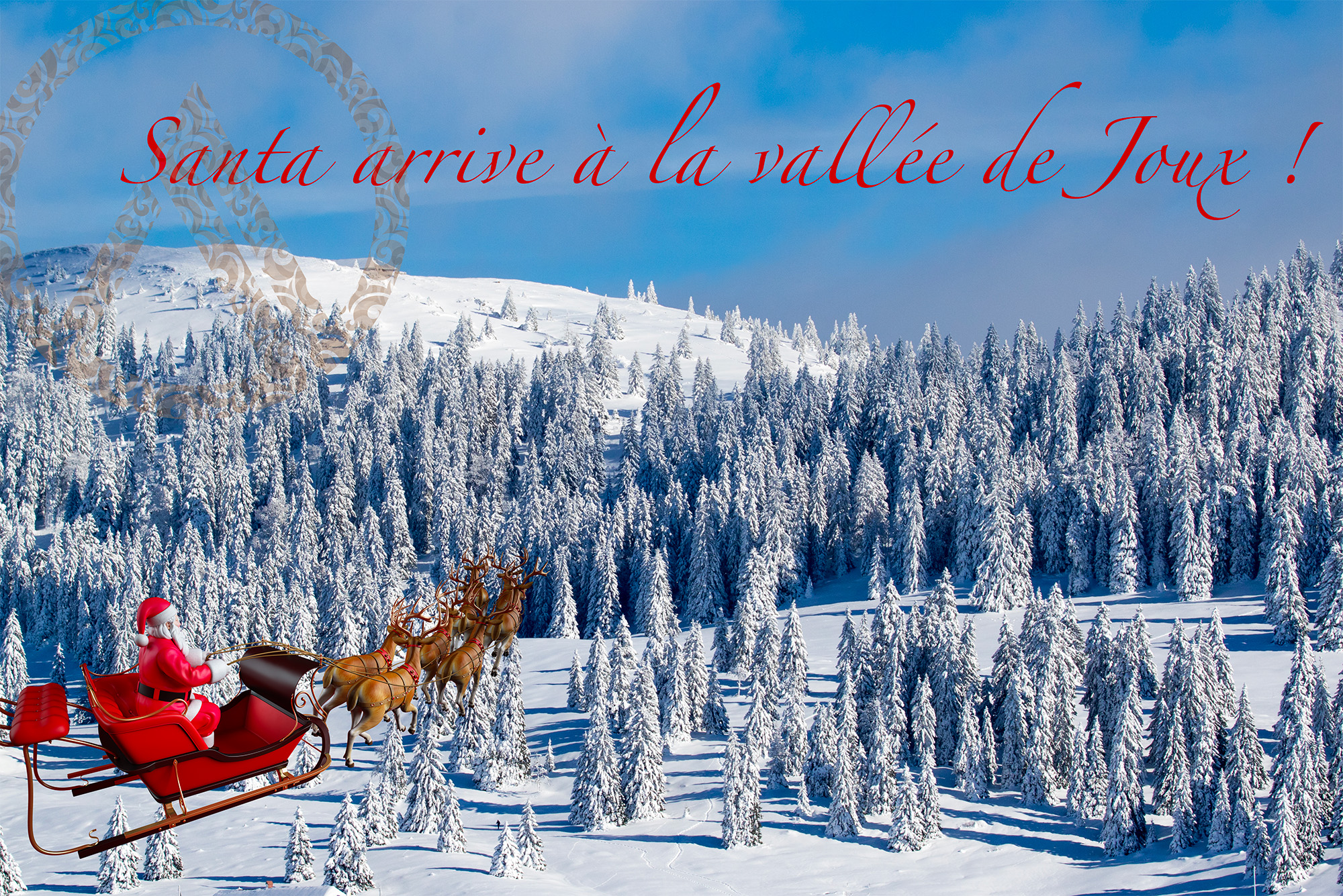 vallée de Joux avec Santa