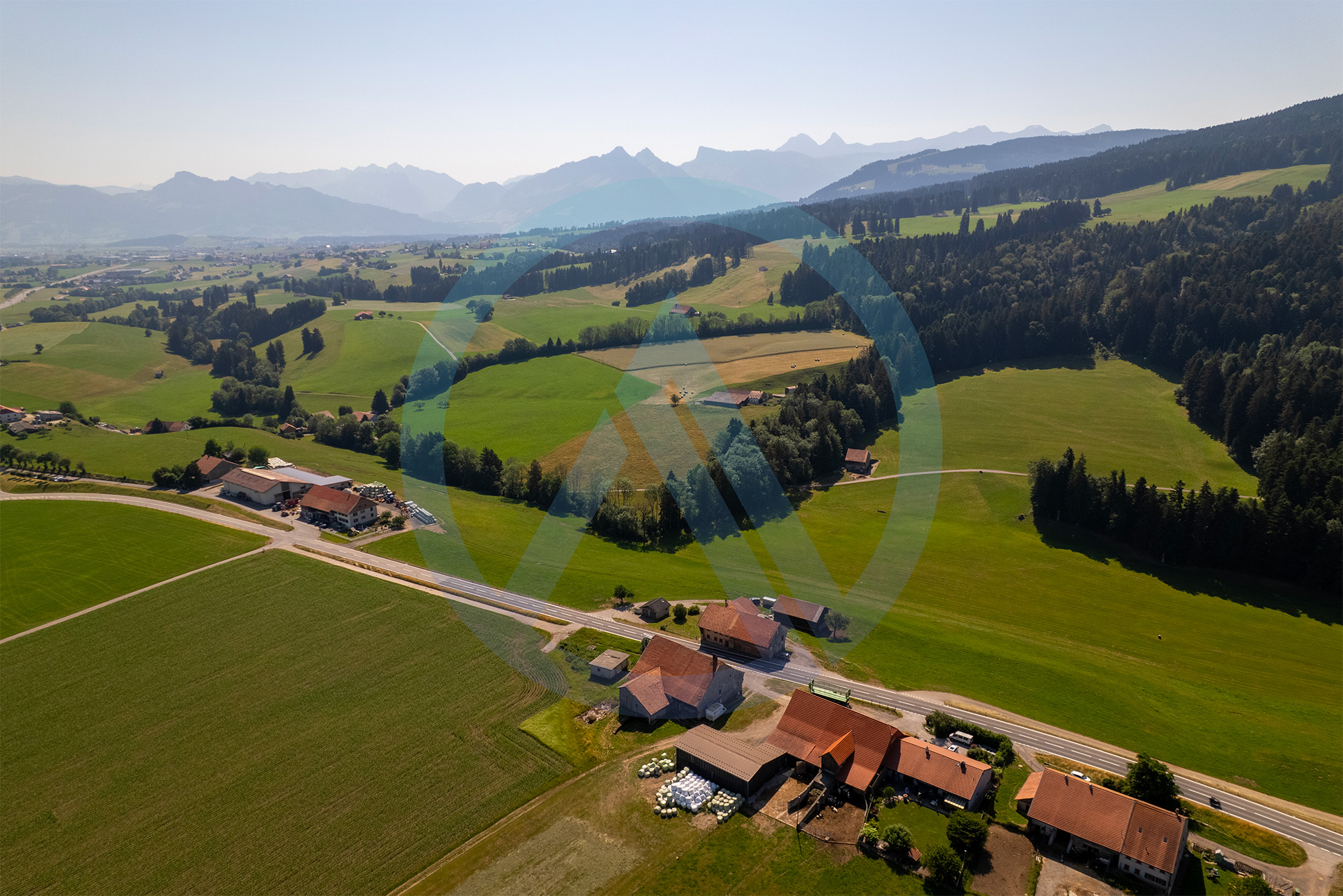Vaulruz ferme vue