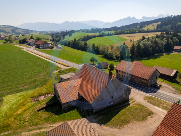 Vaulruz ferme vue