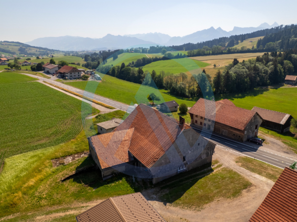 Vaulruz ferme vue