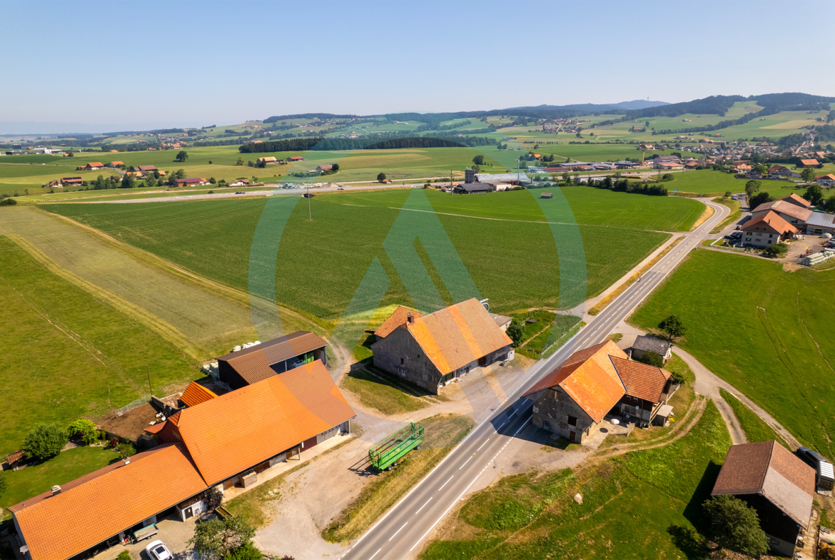 Vaulruz ferme vue