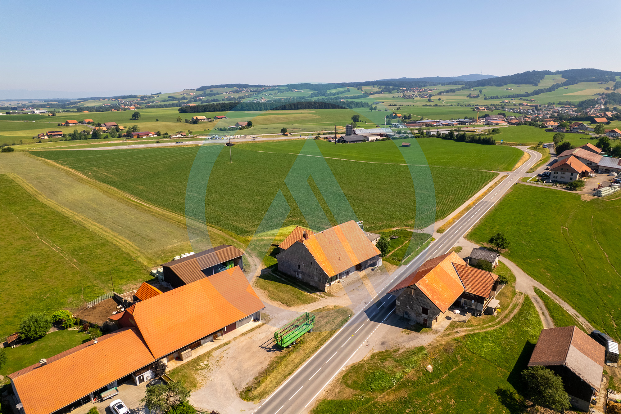 Vaulruz ferme vue