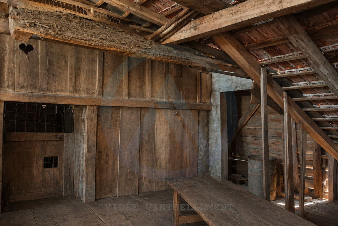 Vaulruz grange vidée