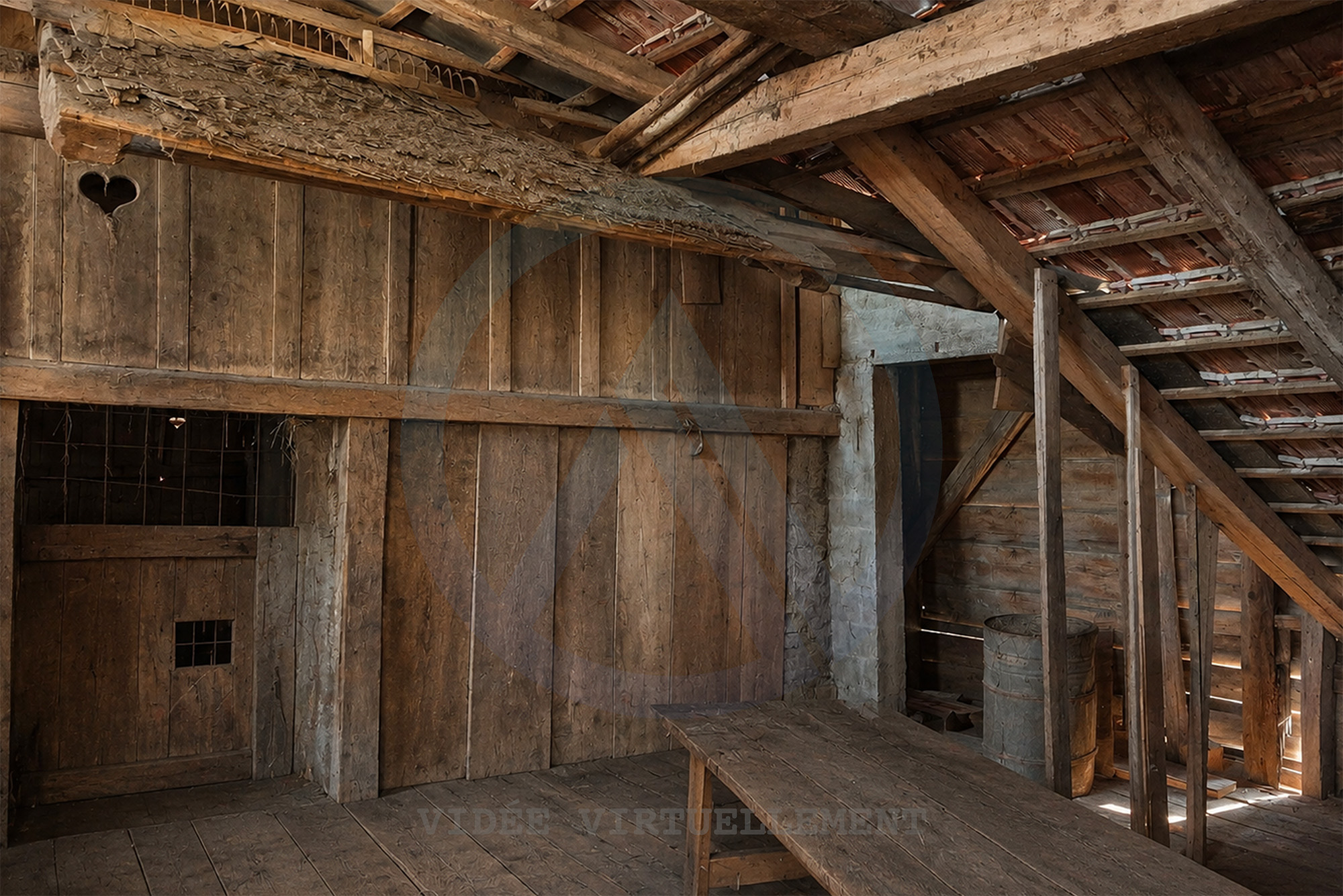 Vaulruz grange vidée