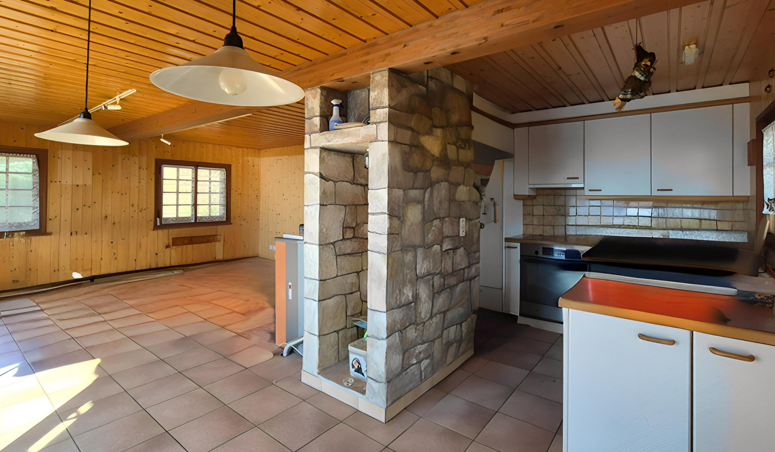 chalet avec vue époustouflante sur parcelle constructible à Grandvaux