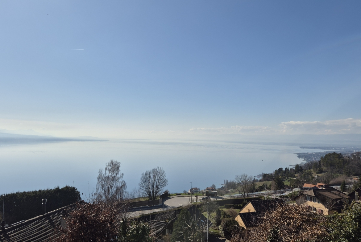 chalet avec vue époustouflante sur parcelle constructible à Grandvaux