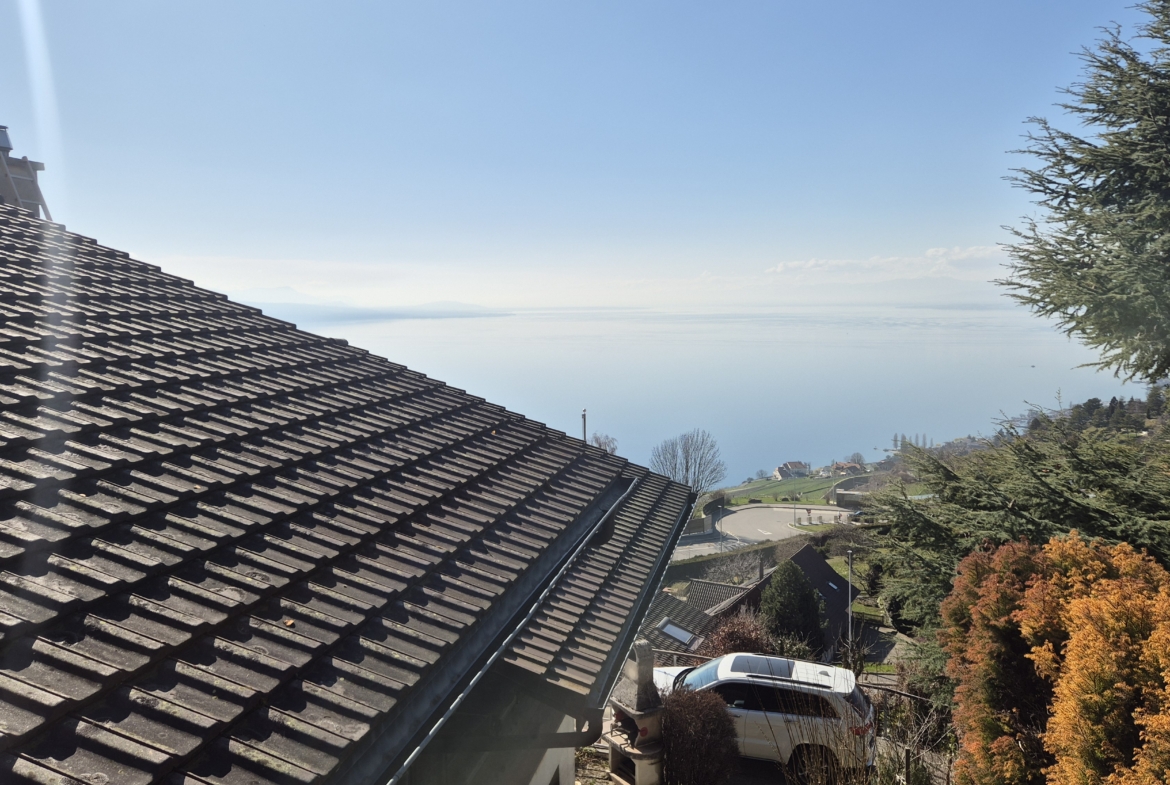 chalet avec vue époustouflante sur parcelle constructible à Grandvaux