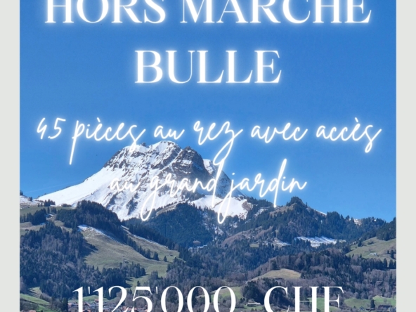 appartement hors marché à Bulle