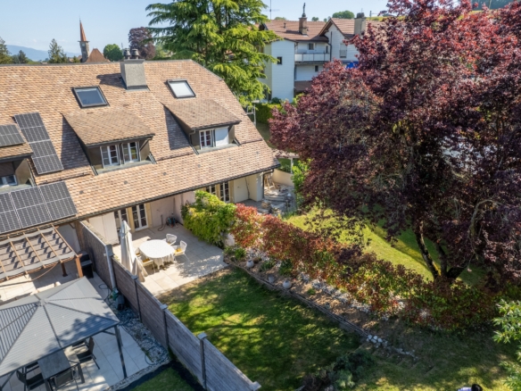 superbe jardin côté ouest