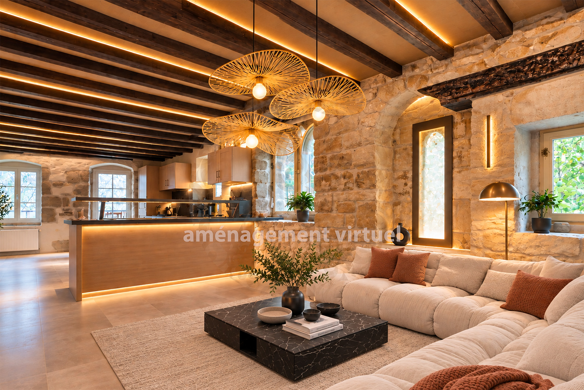 Moudon salon 2 remeublé AO La Gardienne du bourg – maison de 2 appartements indépendants