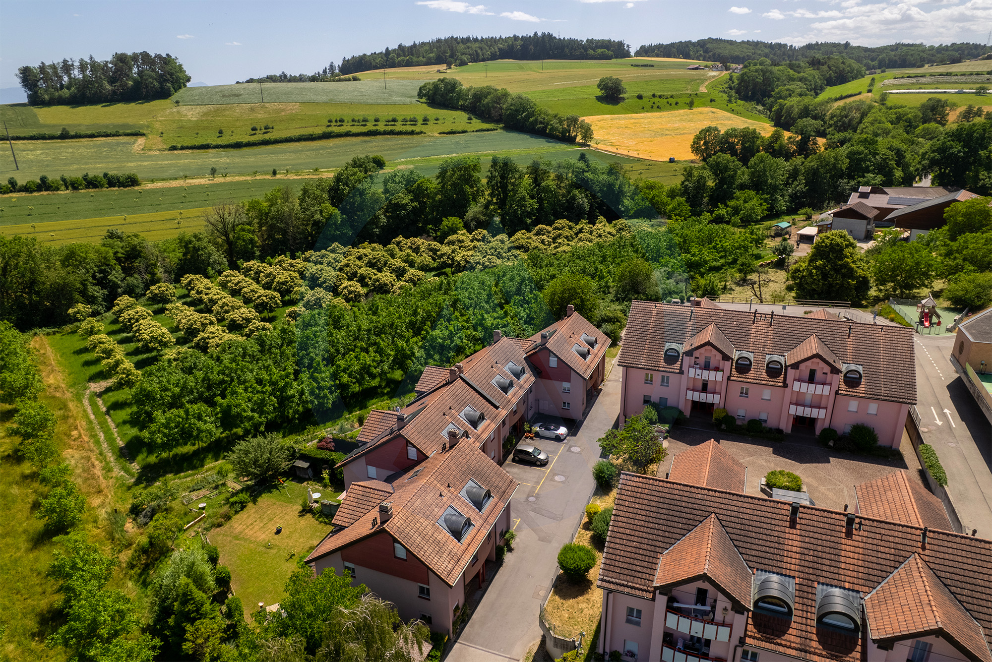 vue depuis ciel direction sud