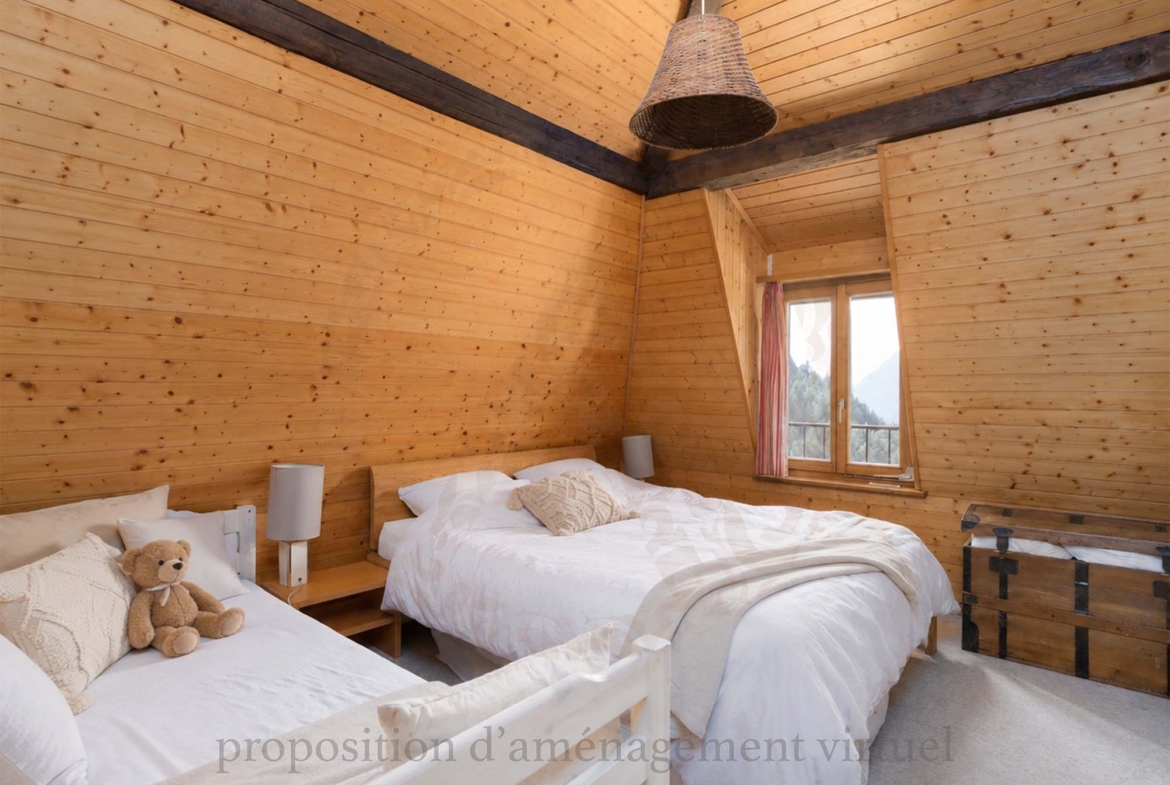 Appartement dans les combles au cœur des montagnes, à quelques minutes de Lavey-les-Bains
