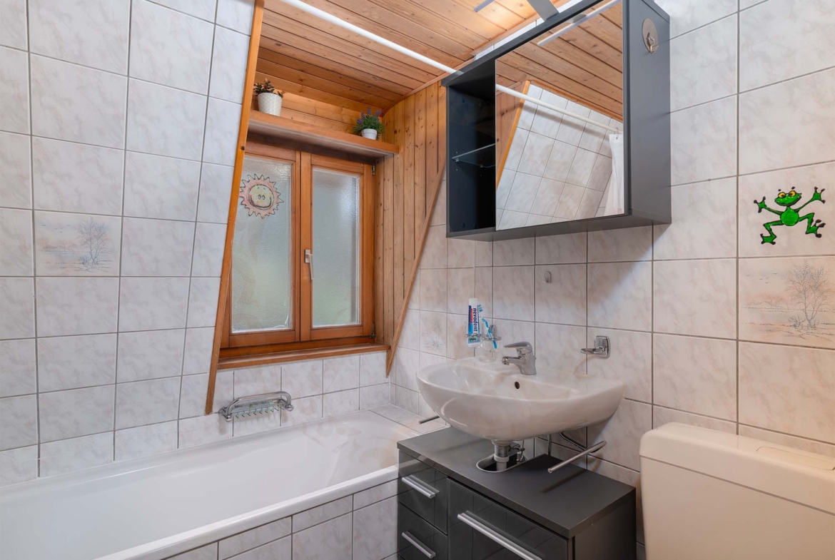 Appartement dans les combles au cœur des montagnes, à quelques minutes de Lavey-les-Bains