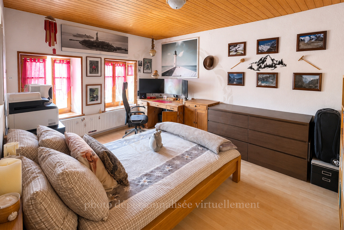 Maison villageoise de 2 appartements à Pailly