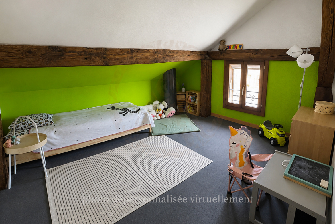 Maison villageoise de 2 appartements à Pailly