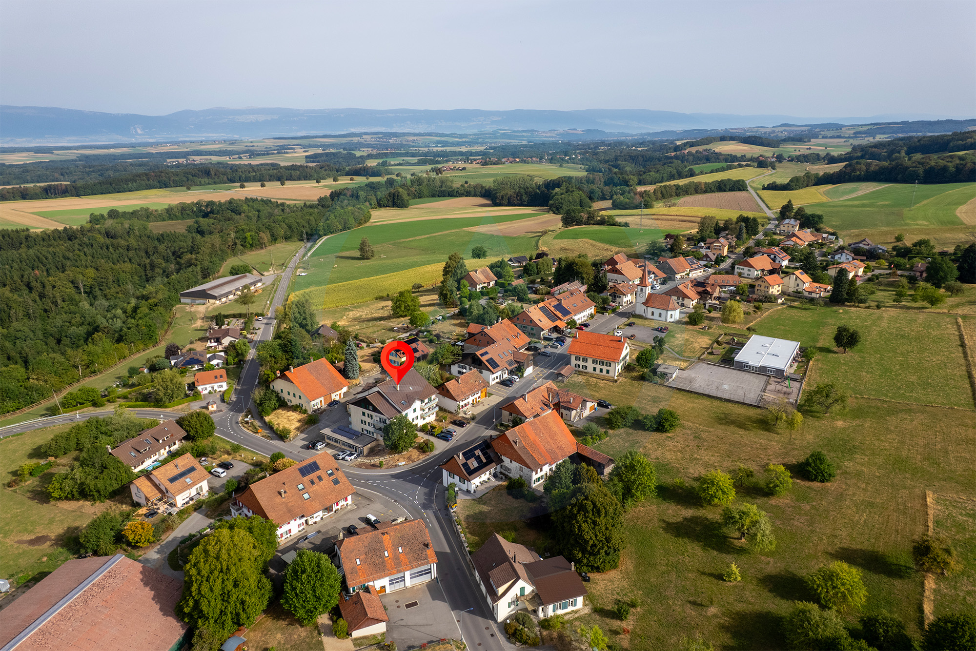 bel appartement de 2,5 pièces à Villars Tiercelin