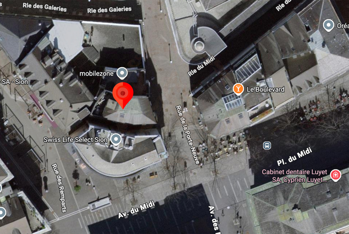 local commercial de 115 m² au cœur de Sion