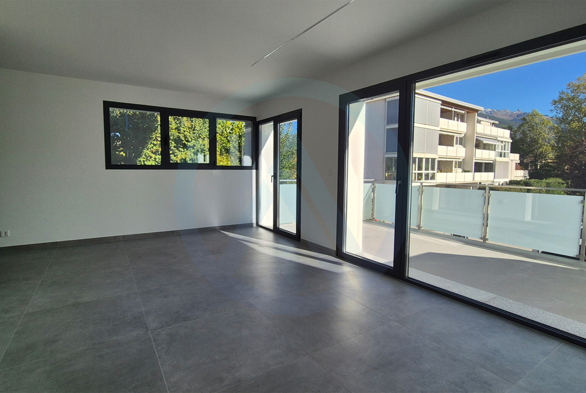 Superbe appartement neuf avec une vue sur les montagnes dans les hauteurs de Sion
