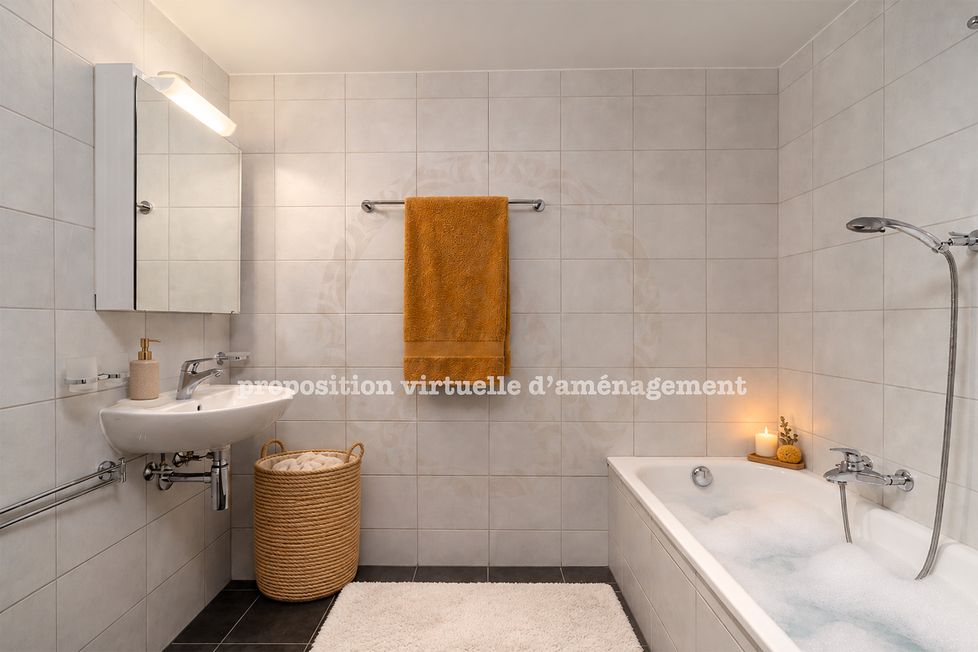 Charrat salle de bain aménagée AO