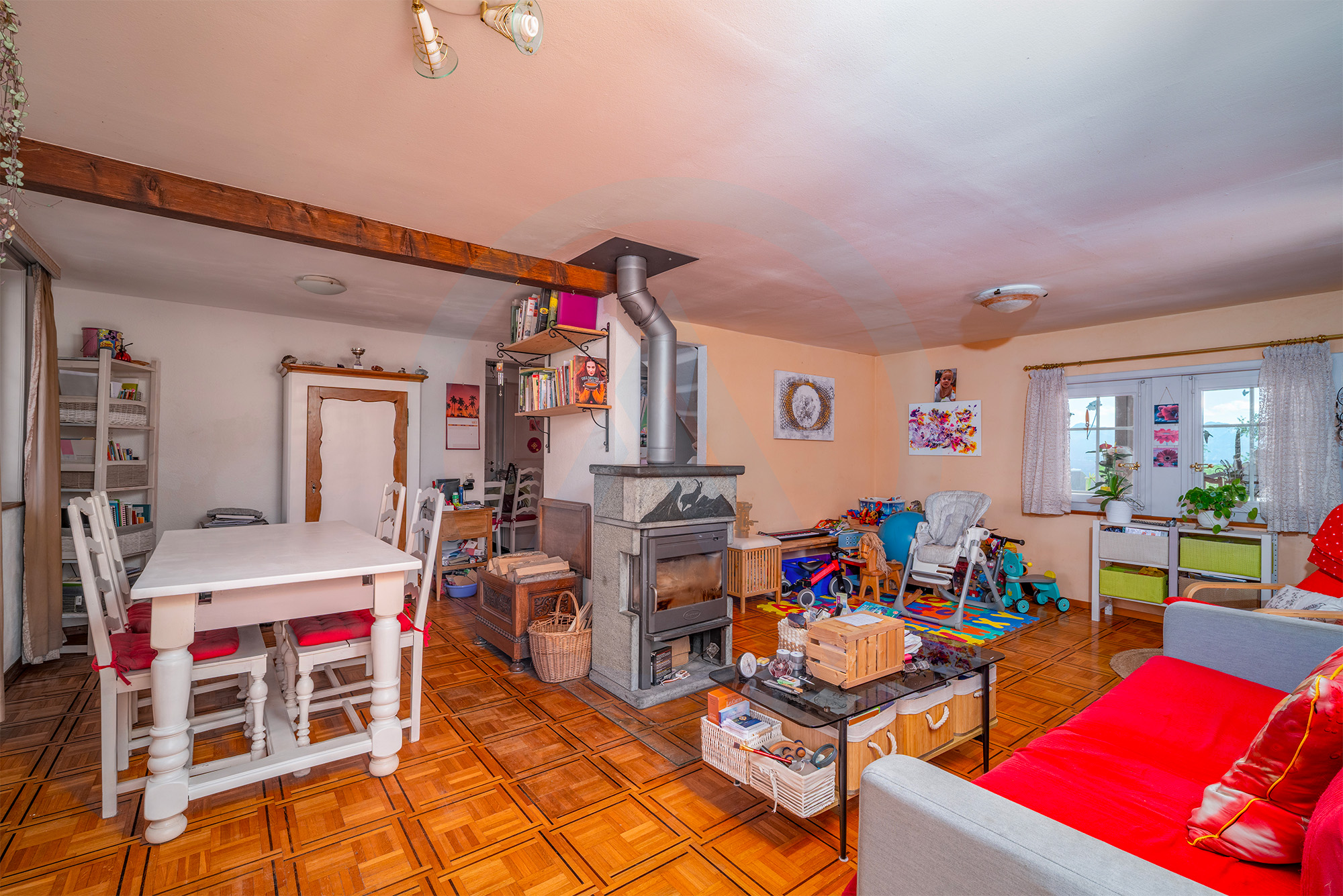 maison individuelle avec vue exceptionnelle sur le Moléson en pleine campagne à Corcelles-le-Jorat
