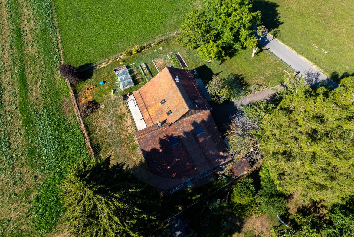maison individuelle avec vue exceptionnelle sur le Moléson en pleine campagne à Corcelles-le-Jorat