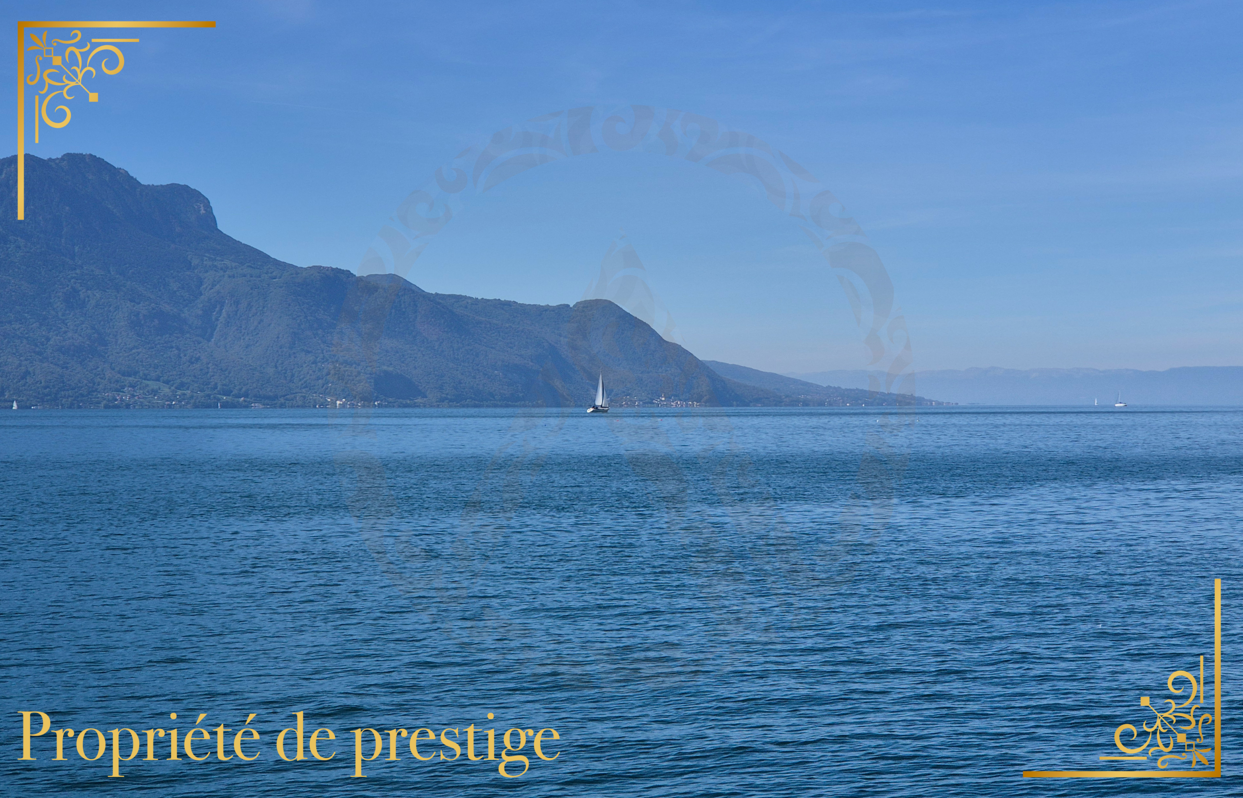 Propriété de prestige avec port privé sur une parcelle pied dans l’eau