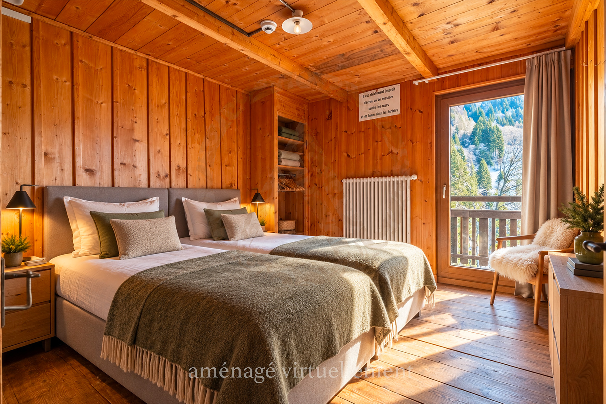 Morgins chambre aménagée AO Morgins chambre aménagée AO