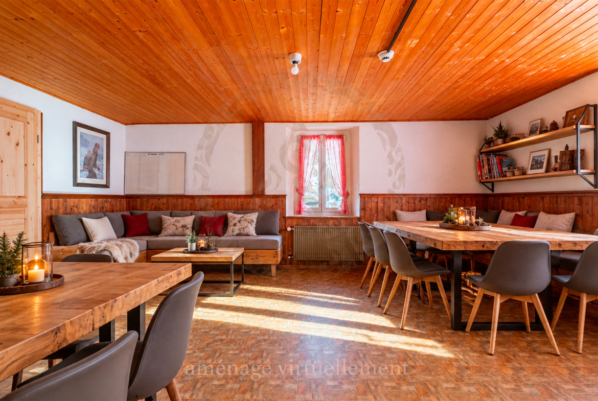 Morgins salon réaménagé AO