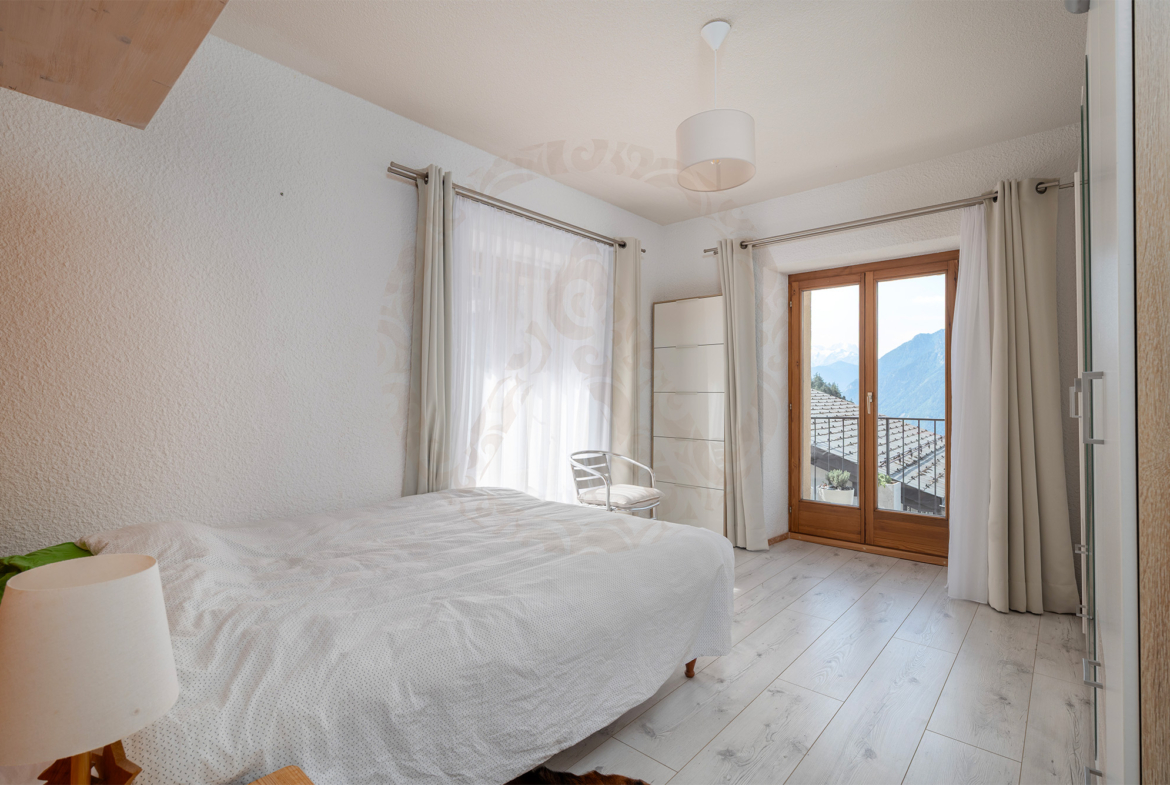Pour les randonneurs, appartement de 3,5 pièces avec vue sur les montagnes