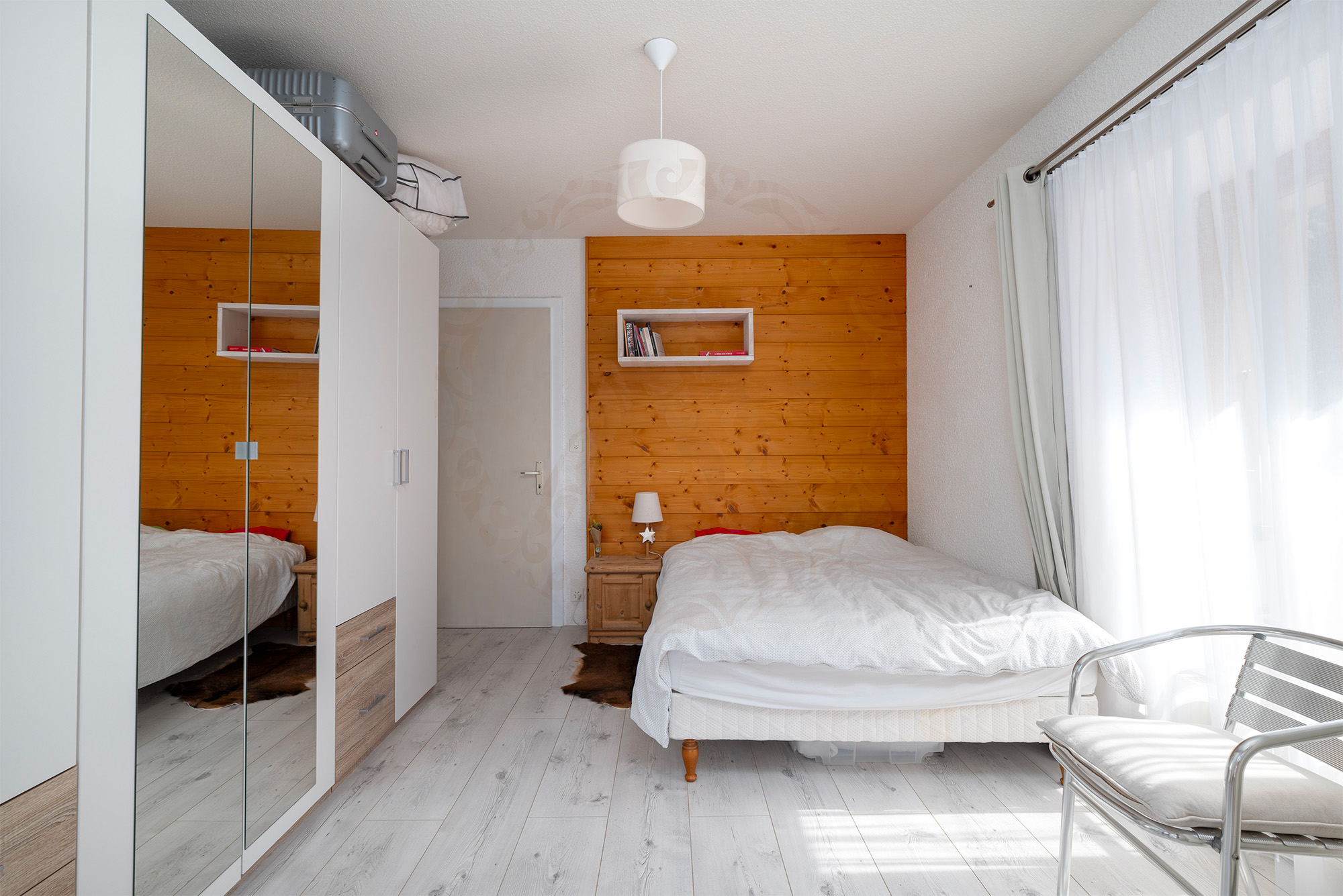 Pour les randonneurs, appartement de 3,5 pièces avec vue sur les montagnes