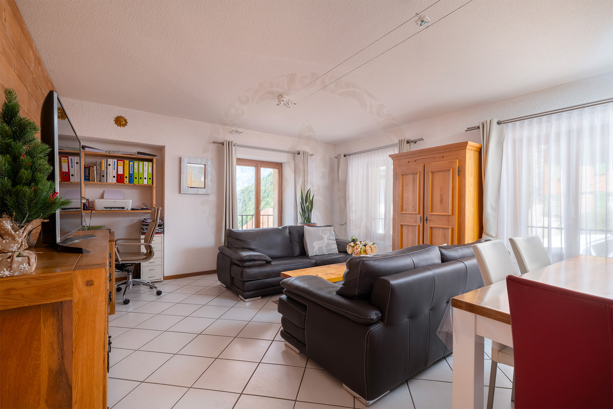 Pour les randonneurs, appartement de 3,5 pièces avec vue sur les montagnes